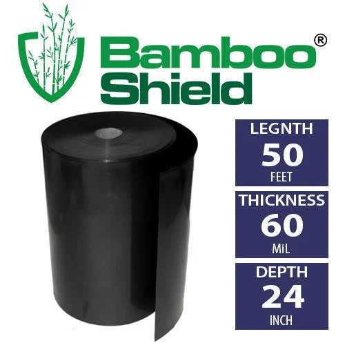 Bamboo Shield 50 ft x 24 in x 60 Mil Bamboo Root Barrier W78453