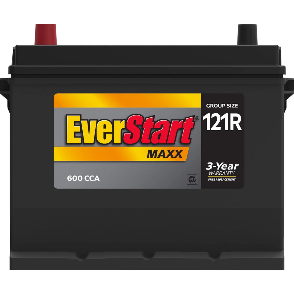 EverStart Maxx Lead Acid Automotive Battery Group 121R 12V 600 CCA G402