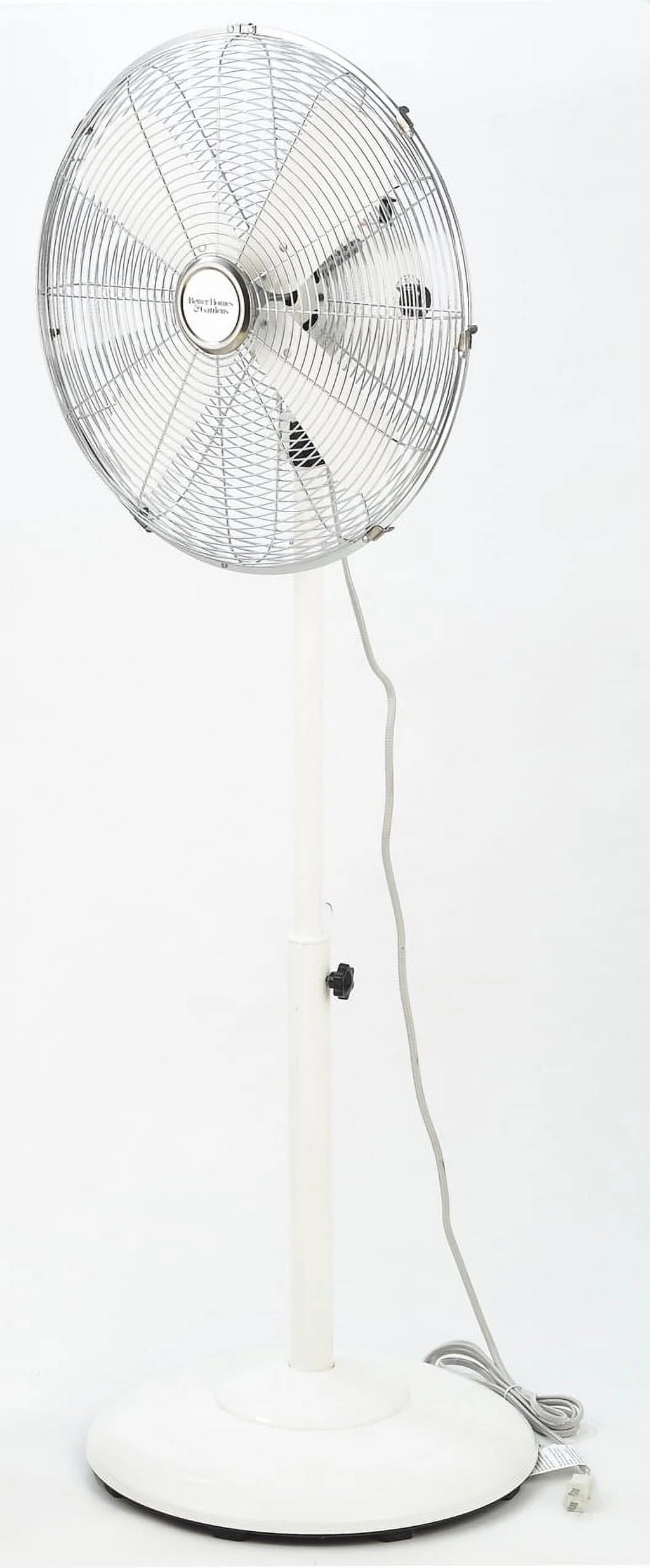 Better Homes & Gardens 16 inch Adjustable Oscillating Metal Stand Fan, Red O2097