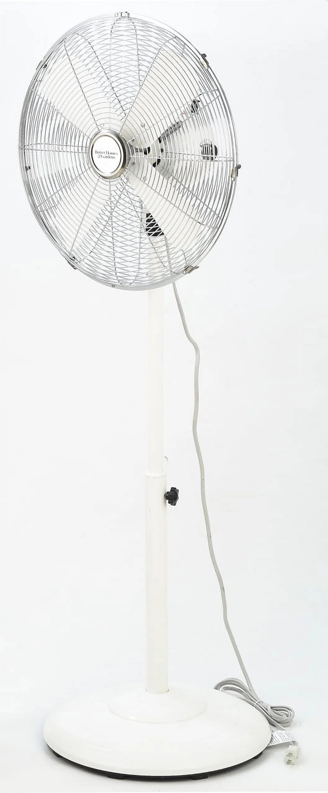 Better Homes & Gardens 16 inch Adjustable Oscillating Metal Stand Fan, Red O2097