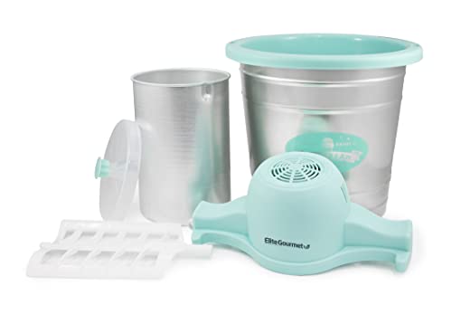 Elite Gourmet Maxi-Matic EIM-924L 4 Quart Electric Ice Cream Maker, Pine Bucket P61620