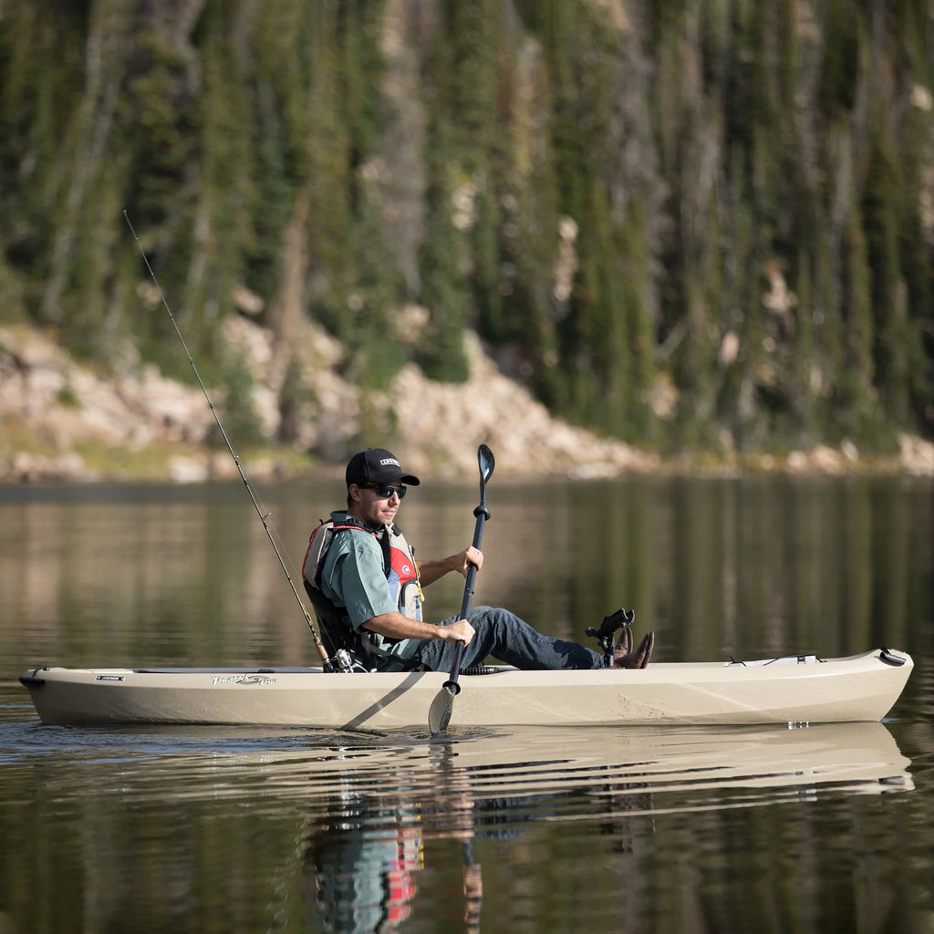 Lifetime Tamarack Angler 10 ft Sit-on-Top Fishing Kayak, Tan Y36375