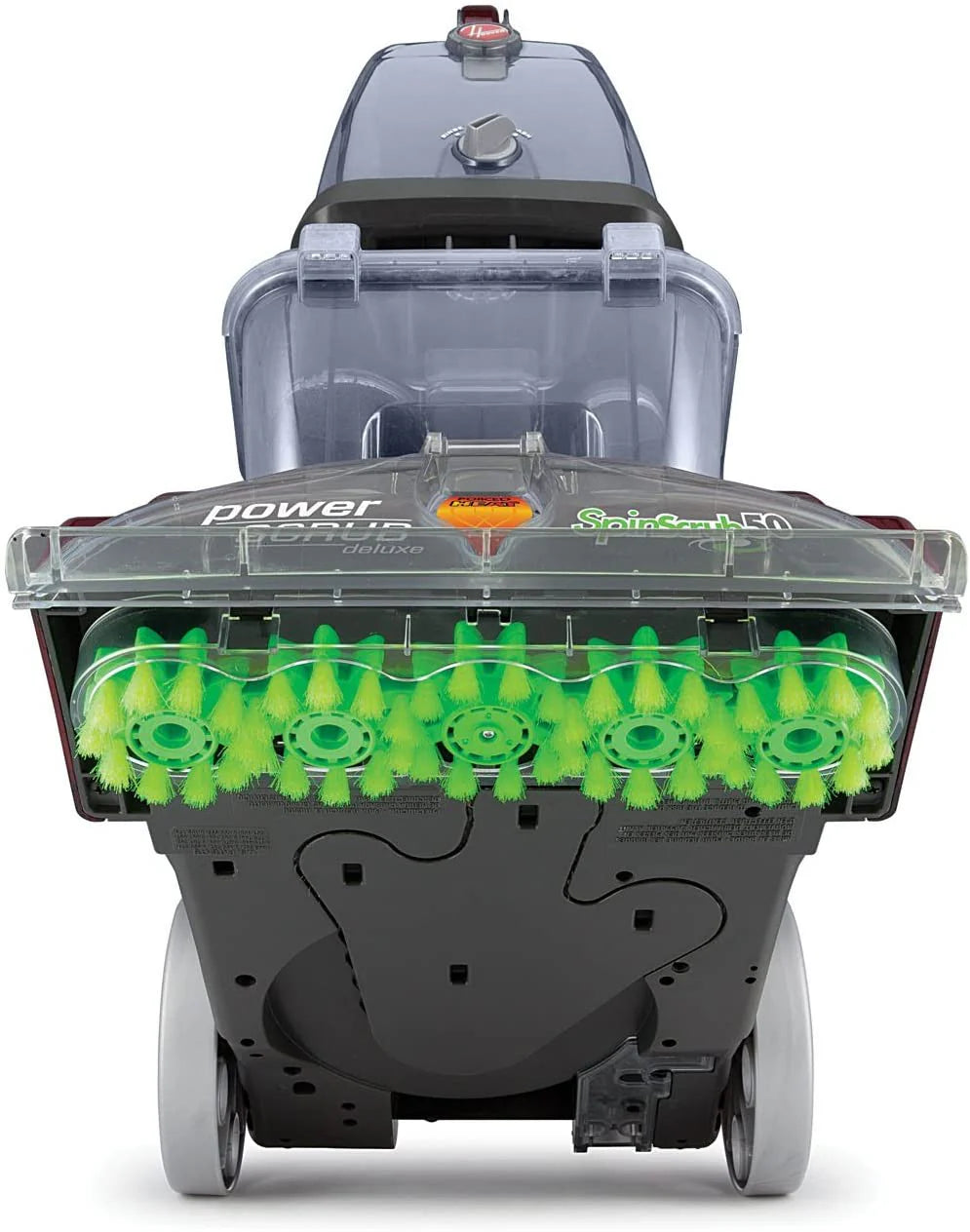 Hoover Power Scrub Deluxe Carpet Cleaner Machine, Upright Shampooer, Red N77491