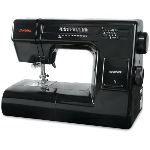 Janome Heavy Duty HD-3000 Black Edition Sewing Machine with Quilting Kit Y361