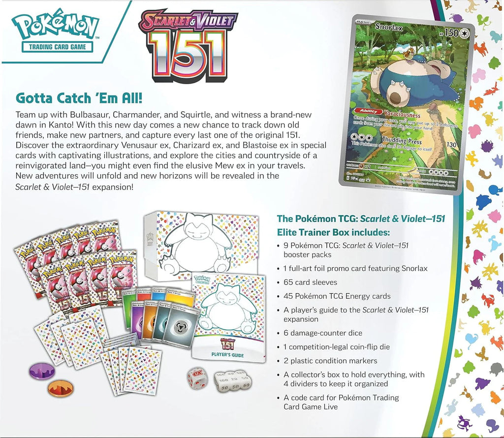 Pokemon TCG Scarlet & Violet 151 Elite Trainer Box Y640700