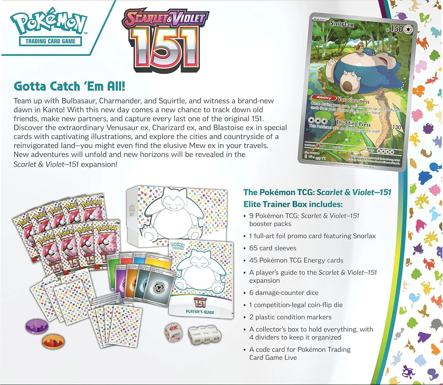 Pokemon TCG Scarlet & Violet 151 Elite Trainer Box Y640700