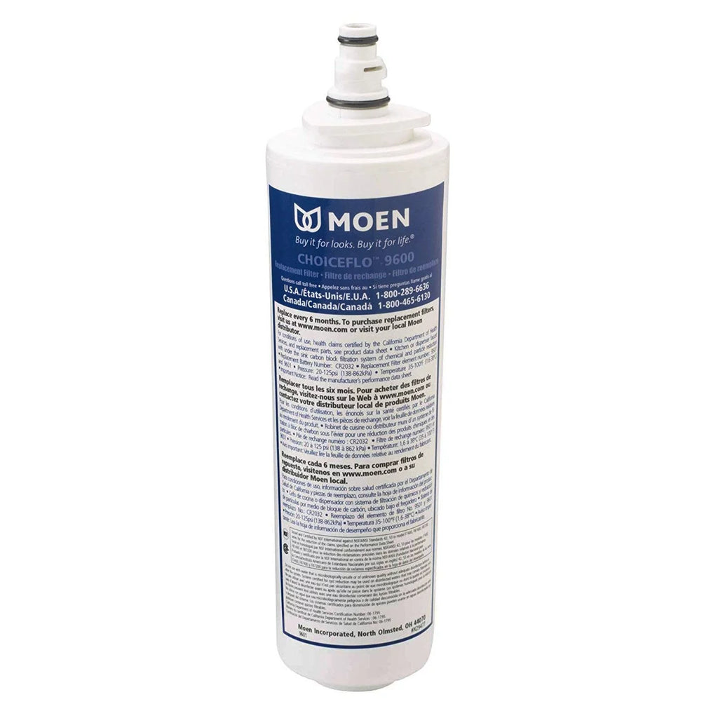 Moen Choiceflo 9600 Replacement Filter For Chateau With Choiceflo, Sip, And Aquasuite Series 9600/9602/9500/9502