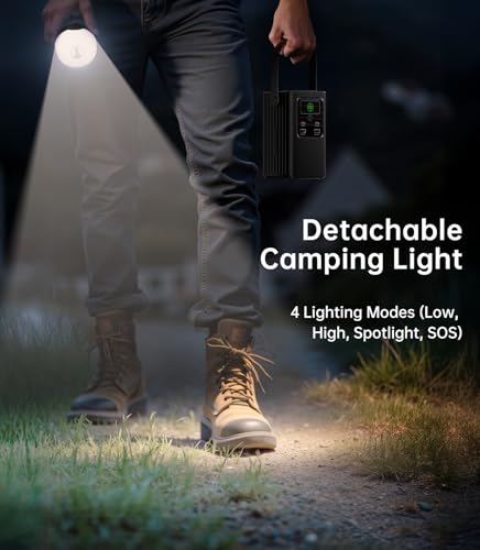 Camping Portable Power Station 198.4Wh LiFePO4 Battery with USB-C Output X56637