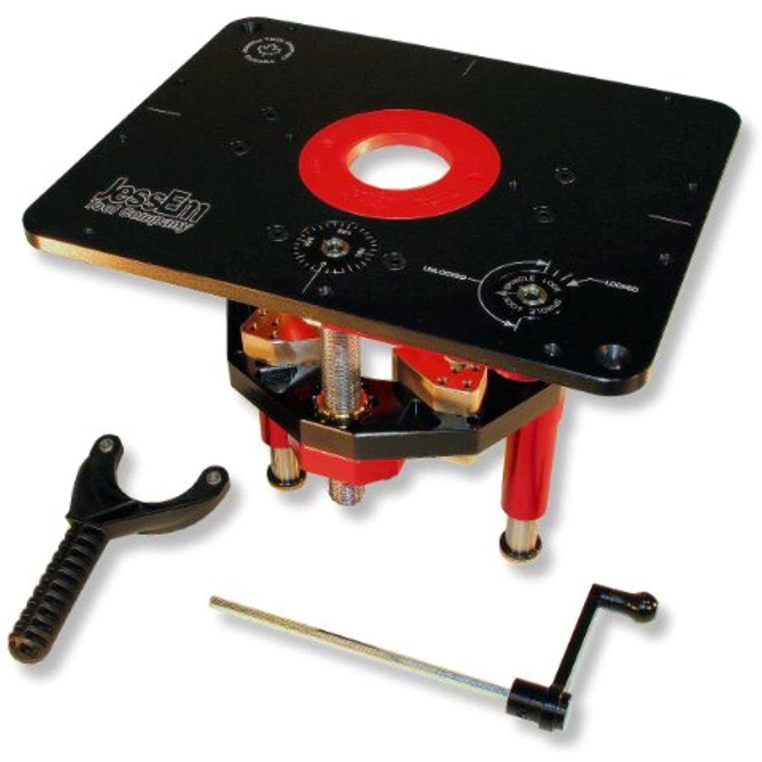 JessEm 02120 Mast-R-Lift II Router Lift with Top Plate N24442