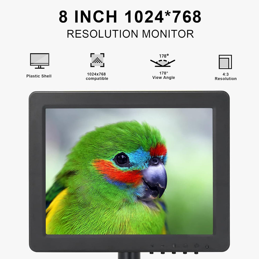 8 inch Portable HDMI Monitor 1080P with Speakers, Pack of 2 G2942