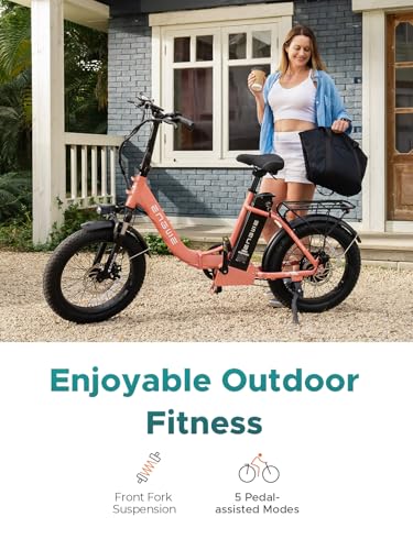 ENGWE L20 2.0 Electric Bike for Adults, 20" Fat Tire, Removable Battery T679486