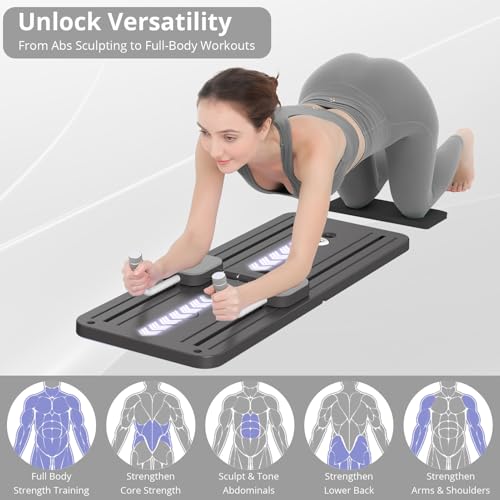 JANUA Pilates Board - Foldable 5-in-1 Reformer Set for Home R193