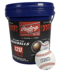 Rawlings ROLB2 12U Official League Youth Practice Baseball Bucket, 12 Count