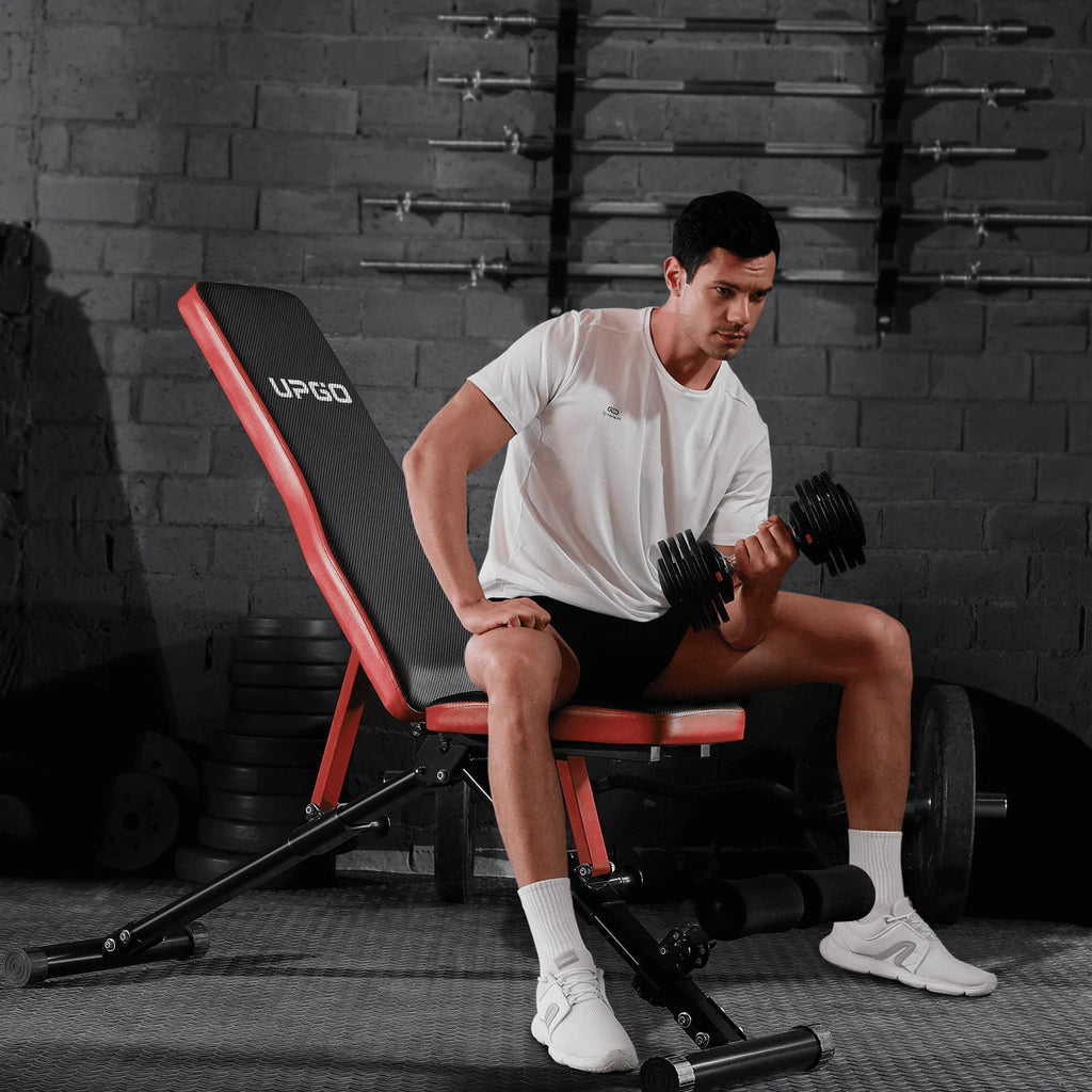 UPGO Adjustable Weight Bench 660lbs Foldable Workout Bench for Home E708
