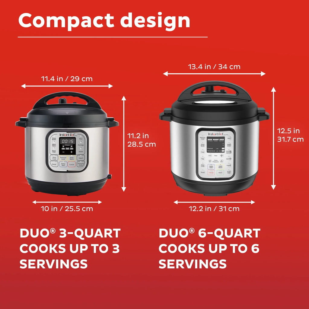 Instant Pot Duo Mini 3-Quart Electric Pressure Cooker S386
