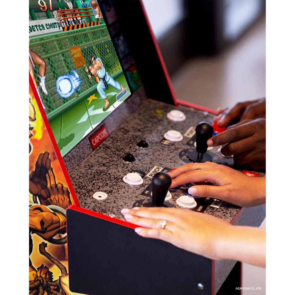 Arcade1UP Street Fighter II Turbo Legacy Arcade with Riser and Wi-Fi M3562