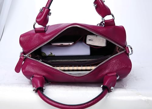HESHE Women's Genuine Leather Crossbody Handbag F1819
