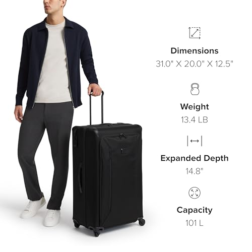 TUMI Aerotour 4 Wheel Expandable Carry-On Luggage, Black W53747