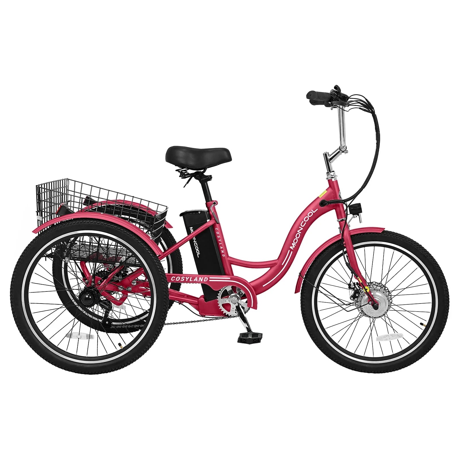 Lilypelle Adult Electric Tricycle 3-Wheel Bike for Seniors E1378