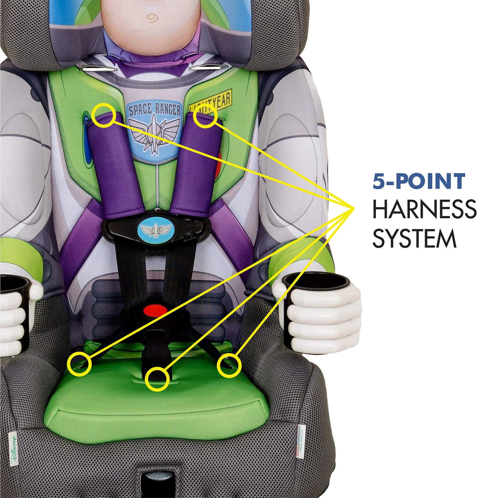 KidsEmbrace Combination Harness Booster Car Seat, Marvel Avengers Captain America Q1832