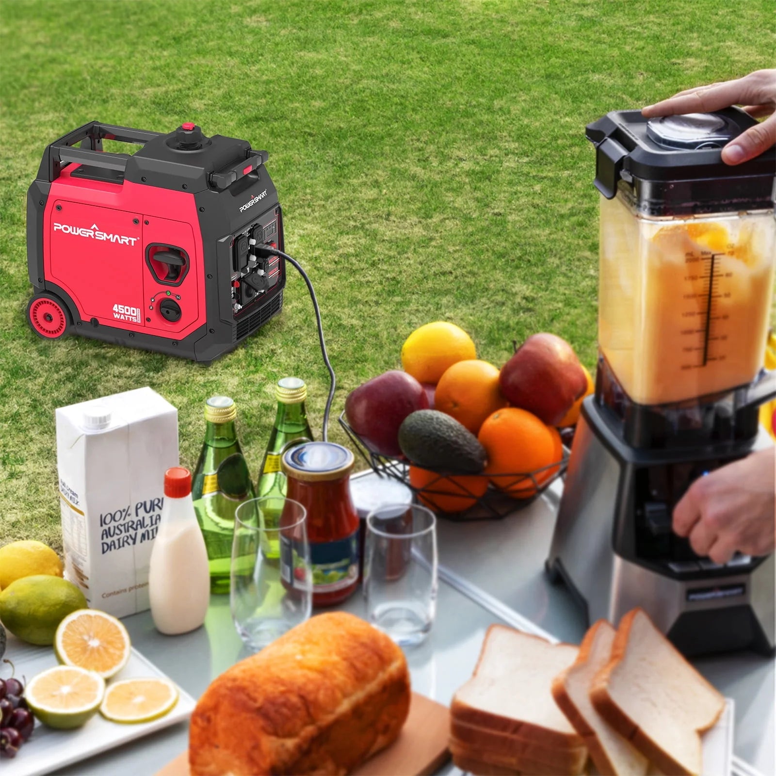PowerSmart 4500 Watt Portable Inverter Generator, Low Noise L475176
