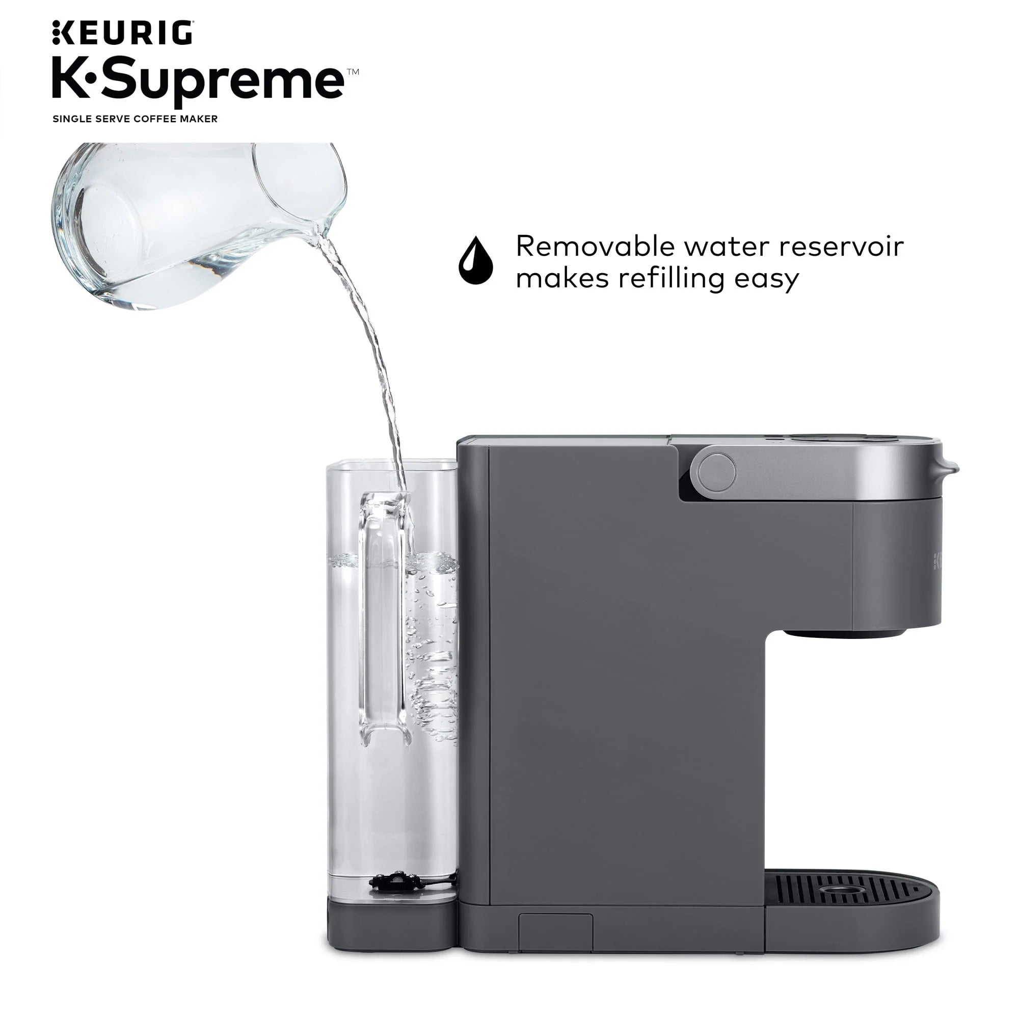 Keurig K-Supreme Single-Serve K-Cup Pod Coffee Maker, Black G914