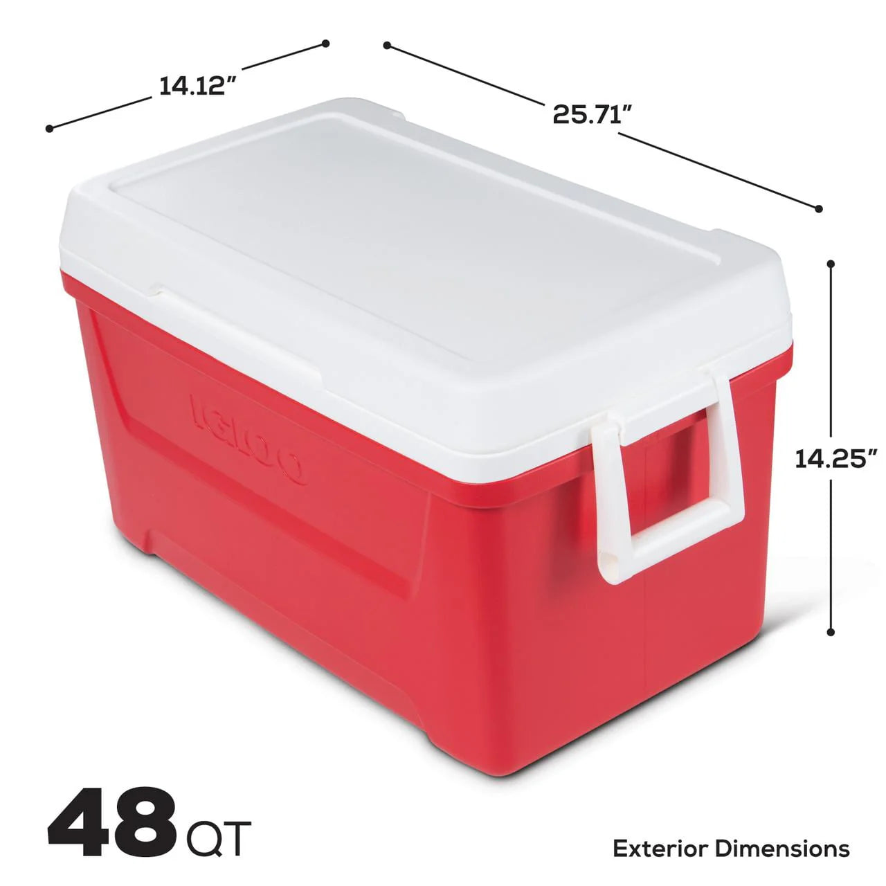 Igloo 48 QT Laguna Ice Chest Cooler Red C22452