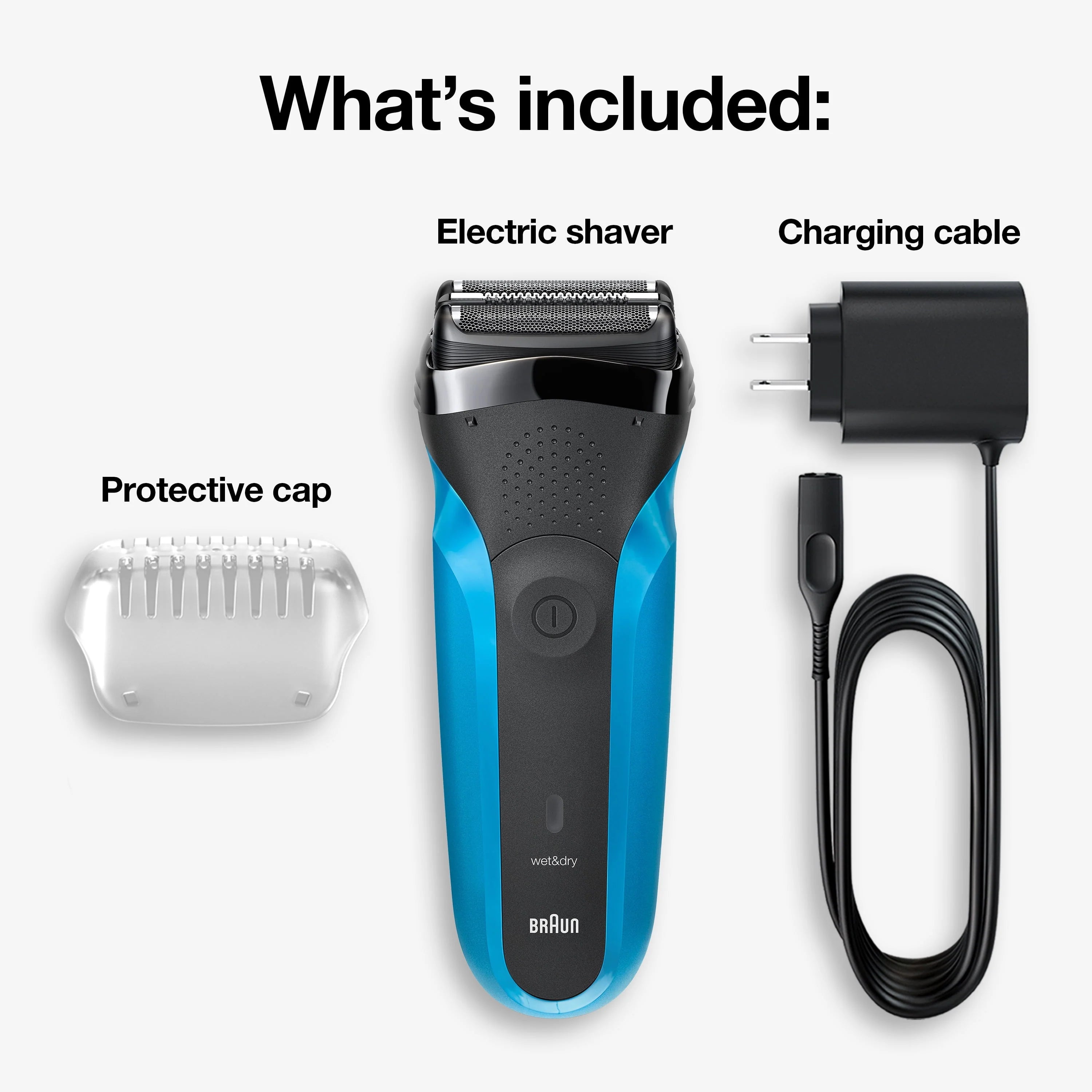 Braun Series 3 310s Rechargeable Wet Dry Electric Shaver A3375