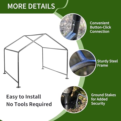 Summertrail Extra Large Dog House Outdoor Tent with Breathable Mesh Windows, Gray U95297