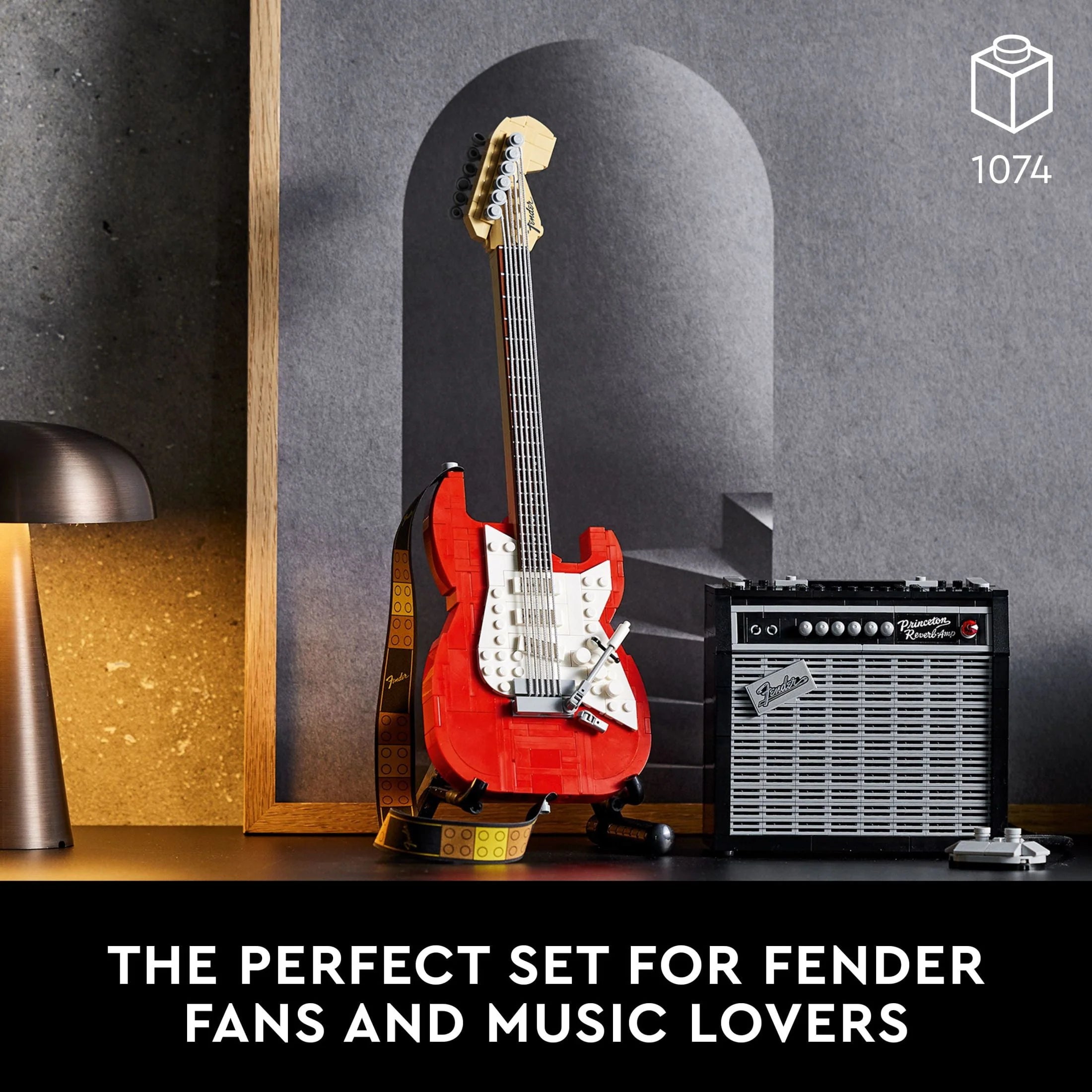 LEGO Ideas Fender Stratocaster 21329 DIY Guitar Model Building Set T594000