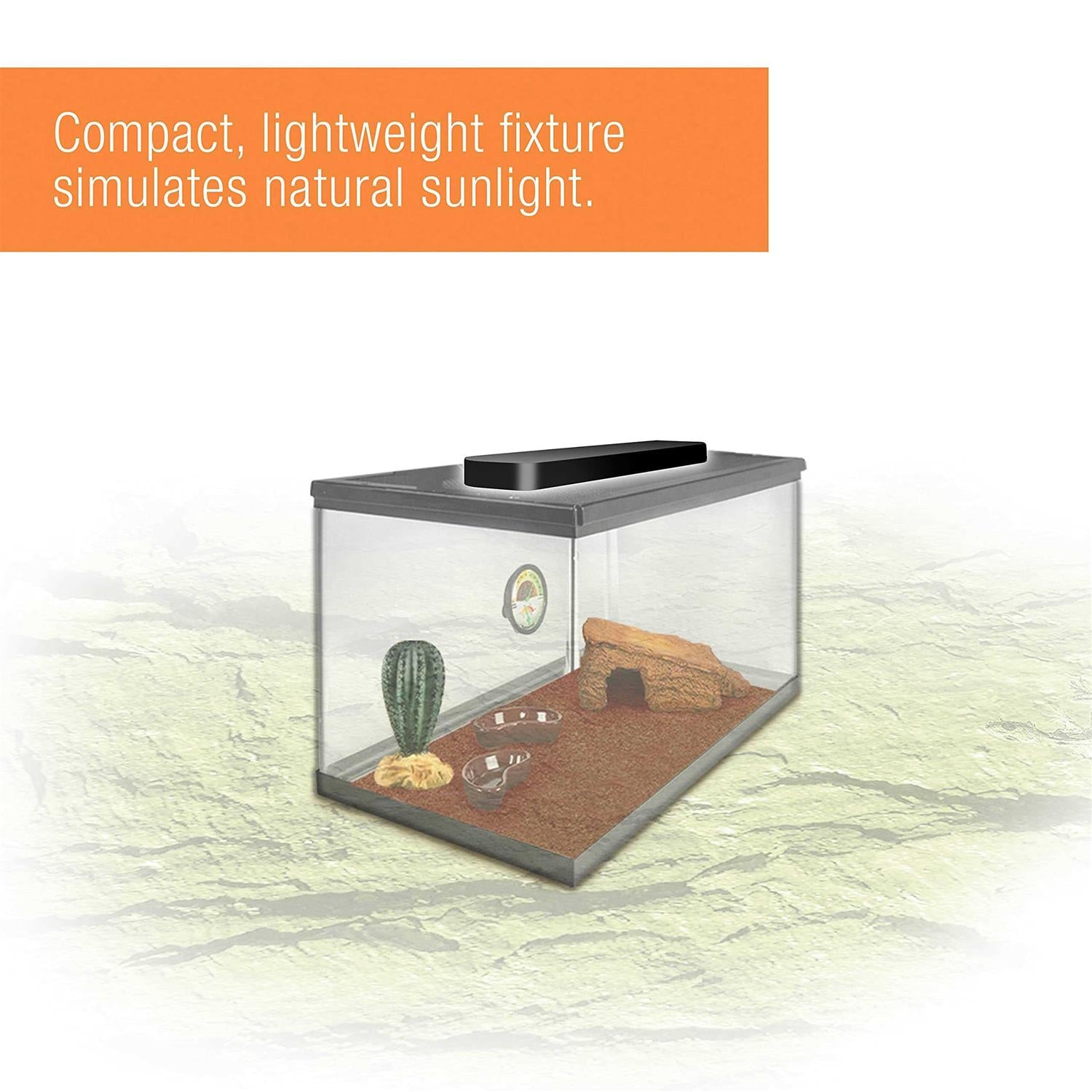 Zilla Slimline Tropical Reptile Fixture X4650