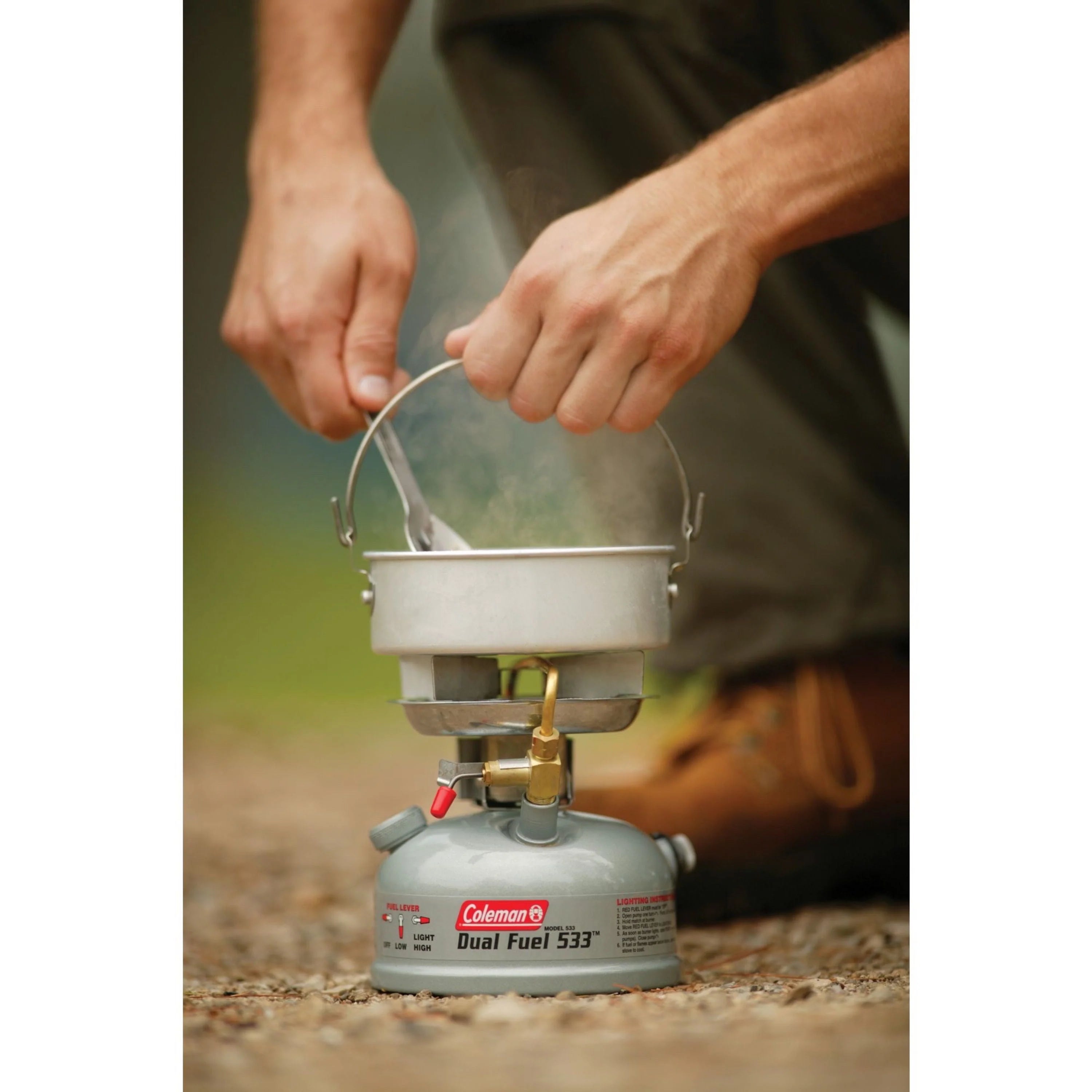 Coleman Guide Series Compact Dual Fuel 1-Burner Camping Stove S69847