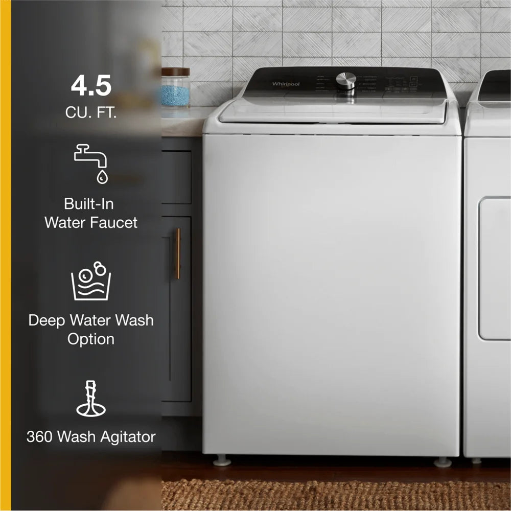 Whirlpool WTW5015LW Top Load Agitator Washer with Built-In Faucet N915