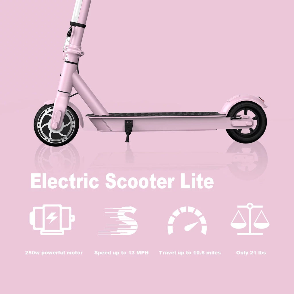 Hiboy S2 Lite Electric Scooter for Adults, 13 MPH, 10.6 Miles, Folding Commuter Scooter, Black (Refurbished) V721853
