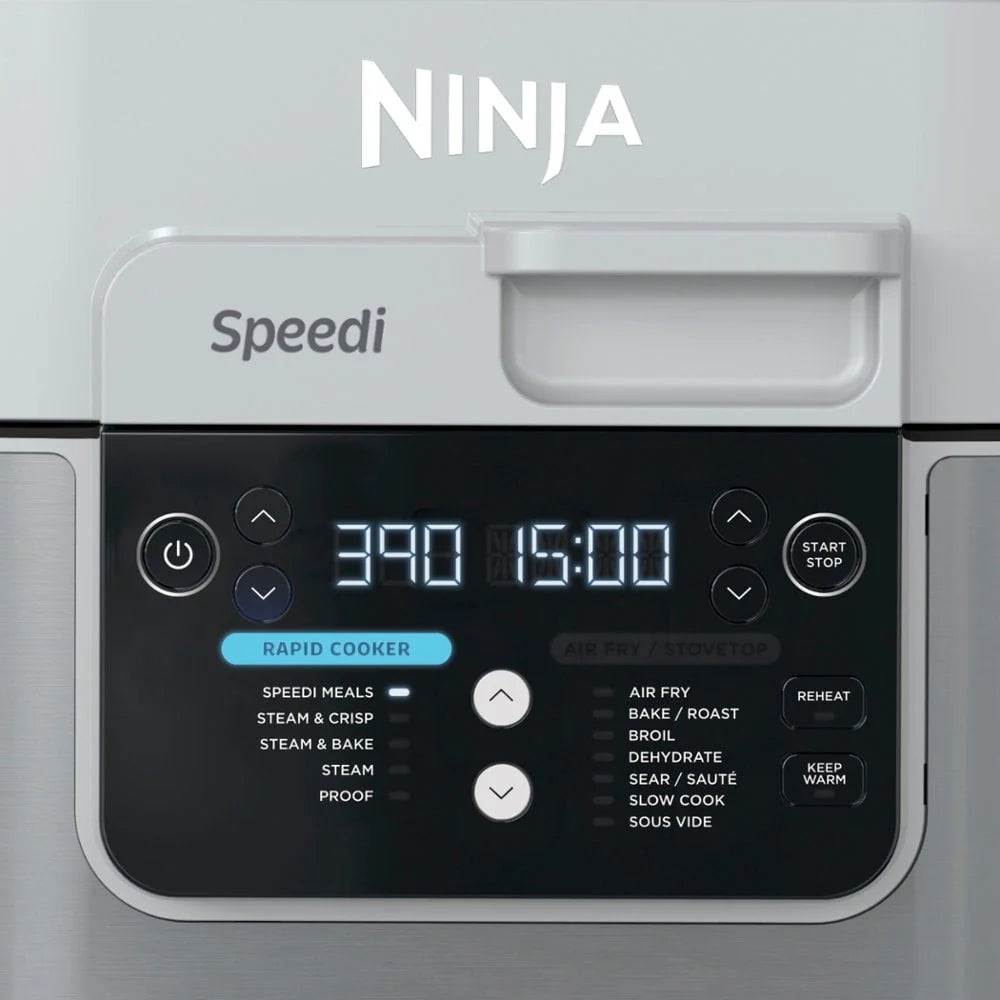 Ninja SF303CO 12-in-1 Speedi Rapid Cooker Air Fryer 6-Quart Light Gray X929