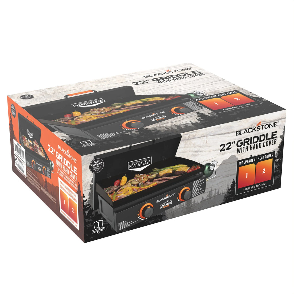 Blackstone Adventure Ready 2-Burner 22 Propane Griddle with Hard Cover U184511