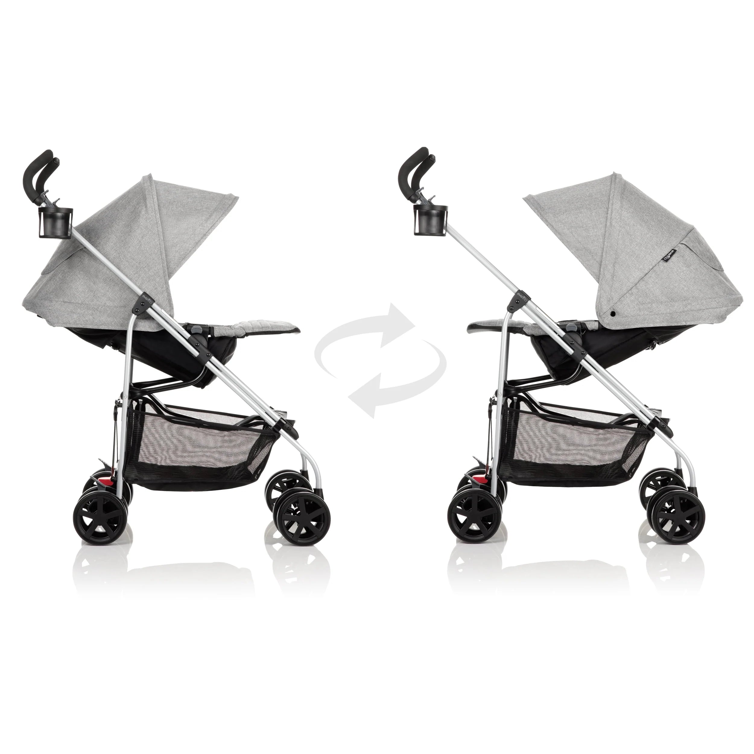 Evenflo Reversi Lightweight Reversible Stroller, Altair Black F135961