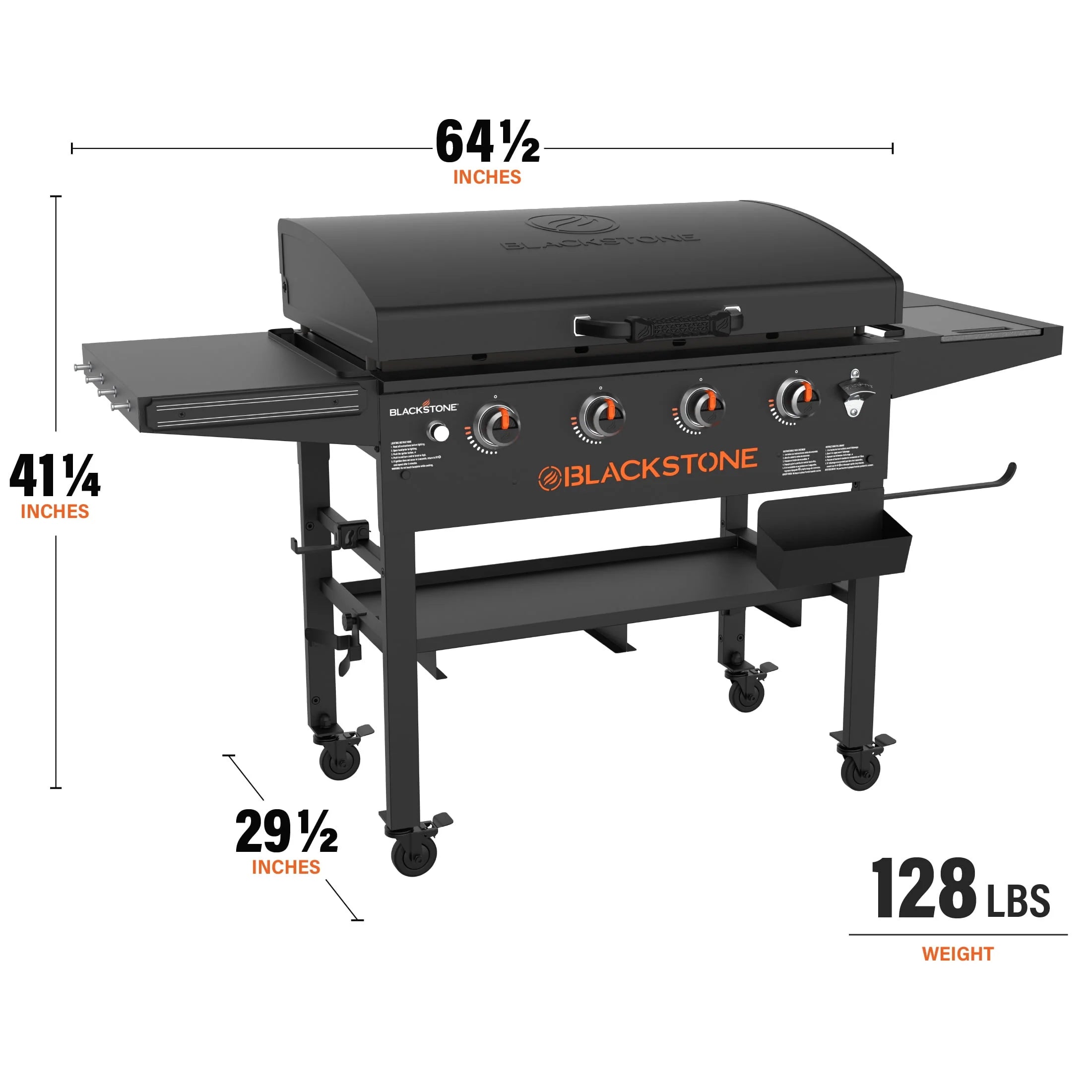 Blackstone Original 4-Burner 36" Propane Griddle with Hood L9350