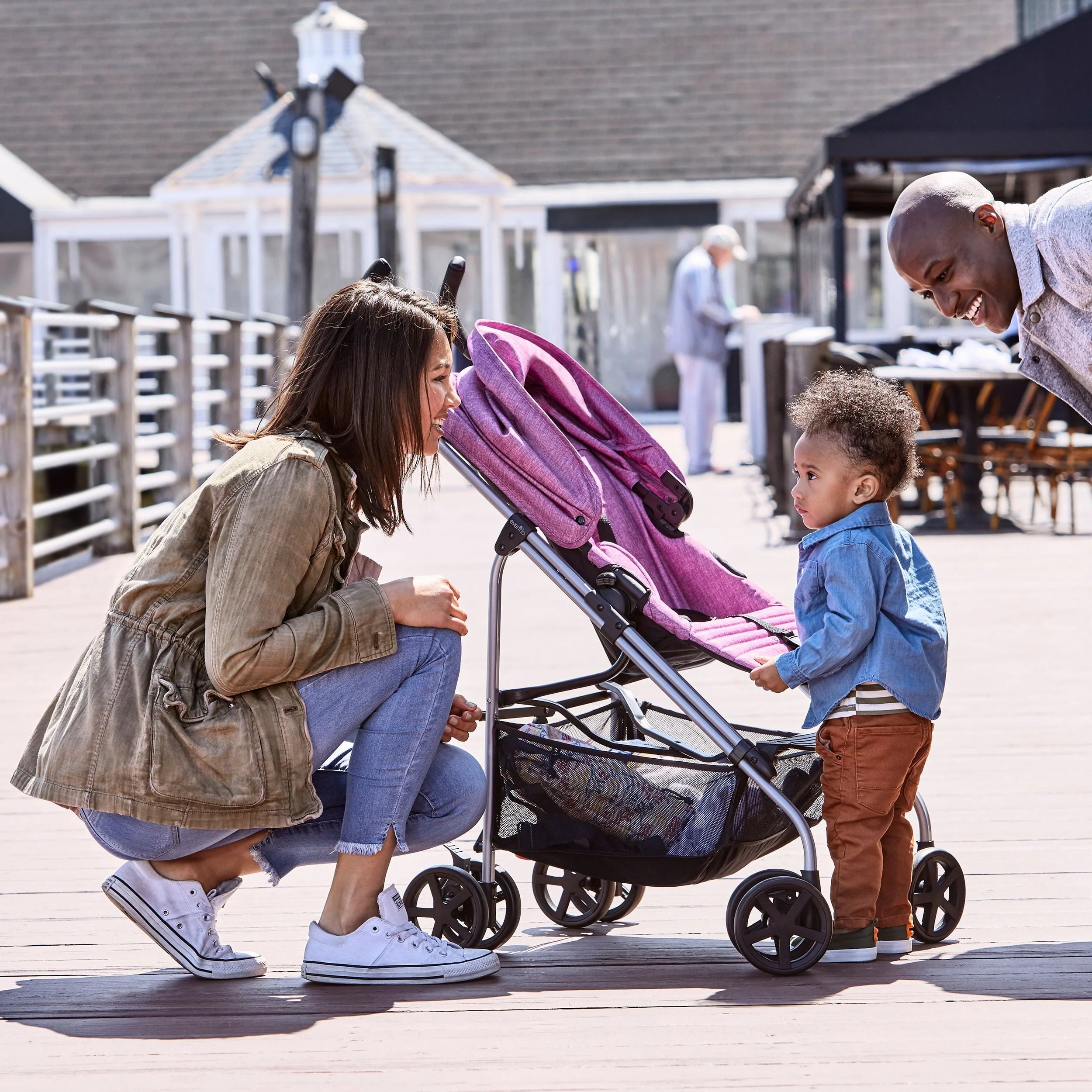 Evenflo Reversi Lightweight Reversible Stroller, Altair Black F135961
