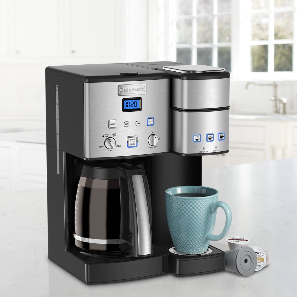 Cuisinart Coffee Center 12 Cup Coffeemaker and Single-Serve Brewer O1307