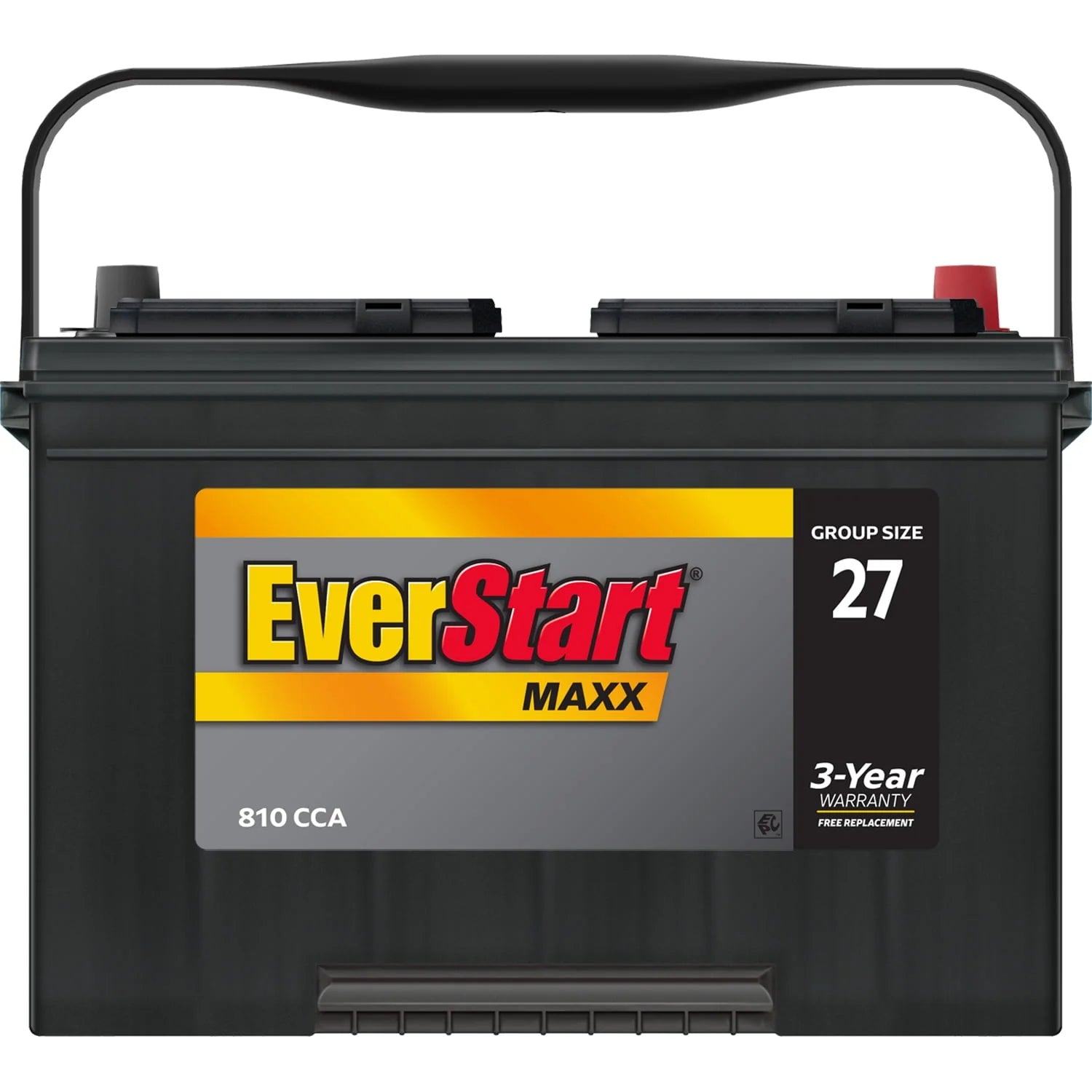 EverStart Maxx Lead Acid Automotive Battery Group Size 27 12V 830 CCA U3218