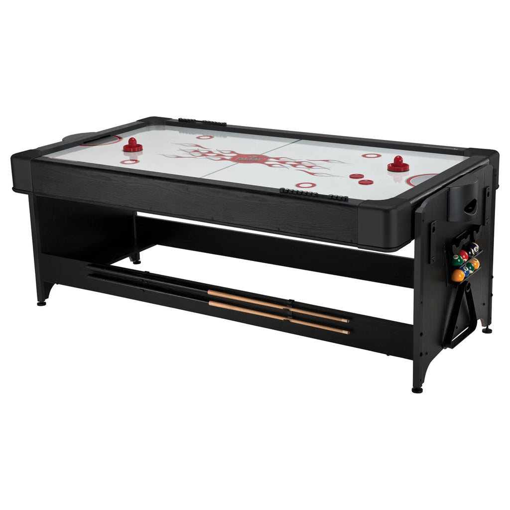 Fat Cat Pockey 7' 2-in-1 Billiards and Air Hockey Table M99974