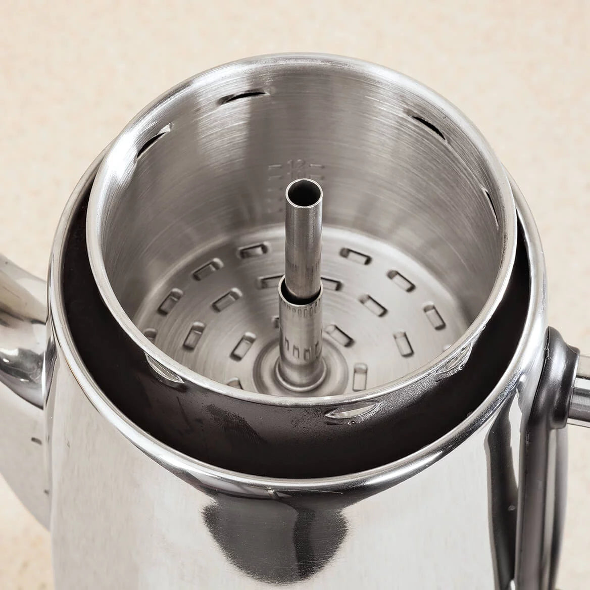 Home Marketplace 12 Cup Stainless Steel Coffee Percolator P474