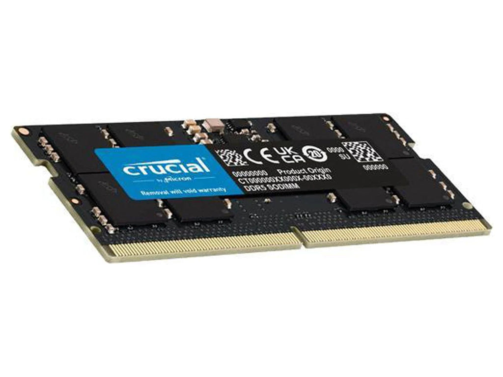 Crucial 64GB (2 x 32GB) DDR5-4800 SoDIMM Memory Kit for Notebook J247773