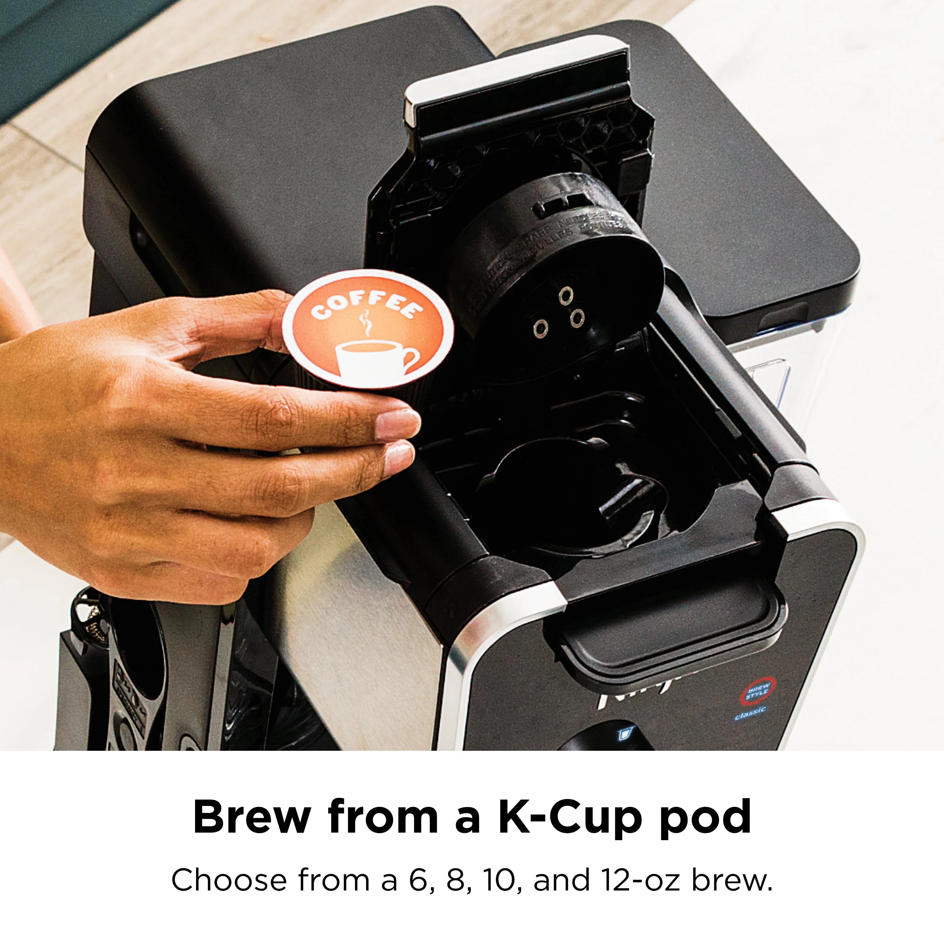 Ninja CFP300 DualBrew Specialty Coffee System, 12-Cup Drip Coffee Maker S172