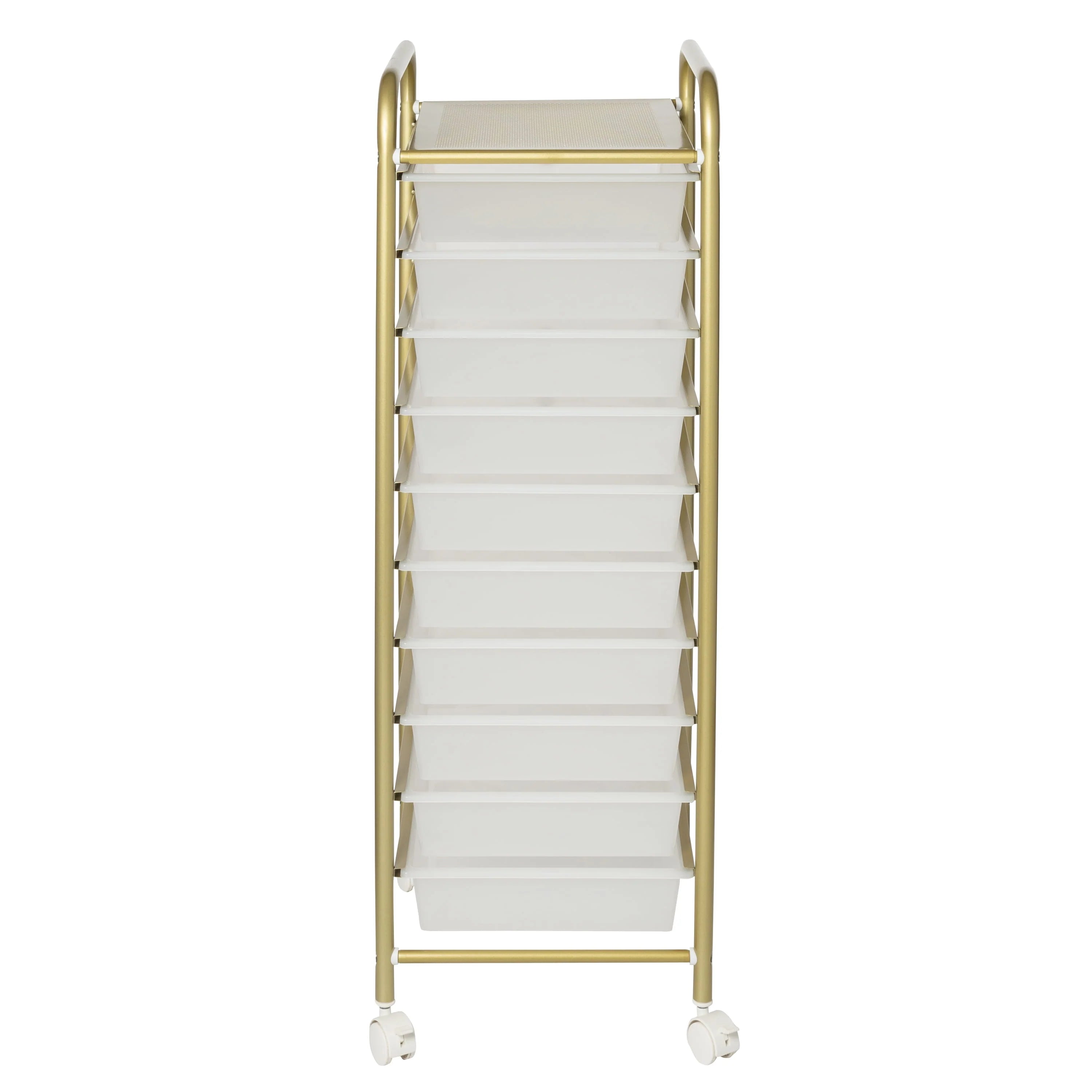 Honey-Can-Do 10-Drawer Rolling Cart, Rainbow N1365