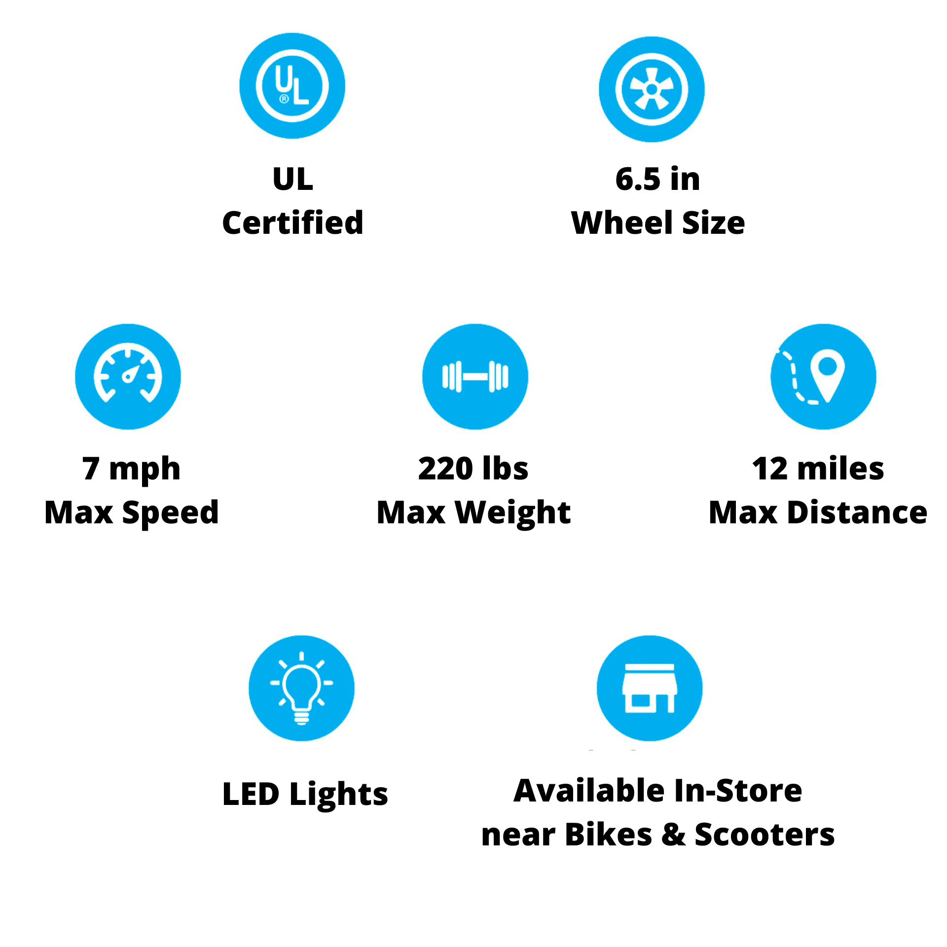 Hover-1 Kart and Ultra Electric Hoverboard Combo with LED Lights - Black E34998