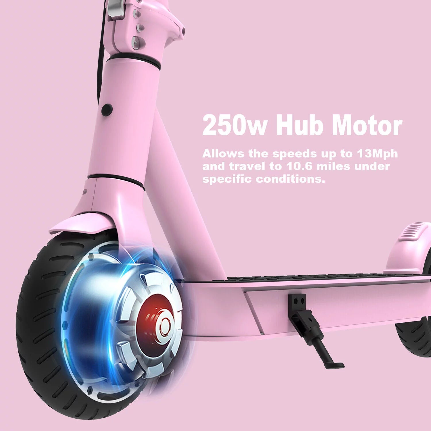 Hiboy S2 Lite Electric Scooter for Adults, 13 MPH, 10.6 Miles, Folding Commuter Scooter, Black (Refurbished) V721853