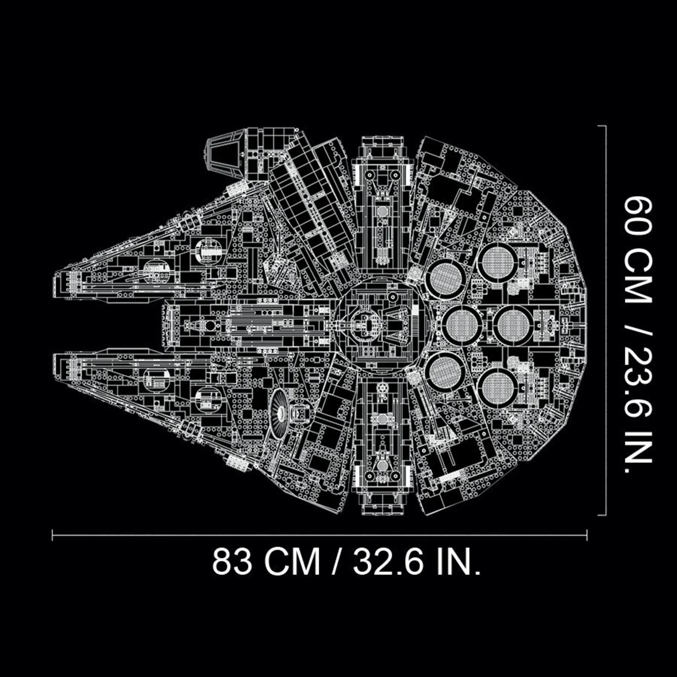 LEGO Star Wars Ultimate Millennium Falcon 75192 Building Set H3714