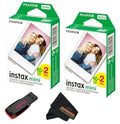 Fujifilm INSTAX Mini Instant Film 2 Pack (20 Sheets) White I6564